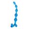 Bendy Twist Flexible Anal Beads Blue cl 70