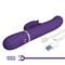 Gigi Vibrator Licking and Thumping Purple CL30