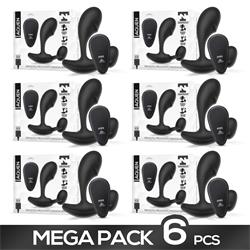 Pack de 6 Aquen Remote Prostate Massager