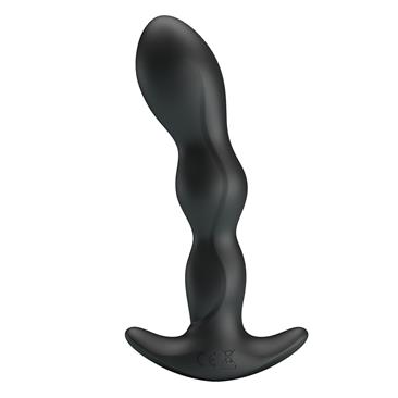 Butt Plug with Vibration Yale Black Cl50