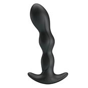 Yale Butt Plug with Vibration Black