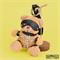 Keychain Teddy Bear with Chains Clave 100