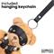 Keychain Teddy Bear with Chest Harness Clave 100