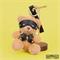 Keychain Teddy Bear with Chest Harness Clave 100