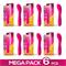 Pack de 6 Sugar Fuchsia Vibrator USB Silicone