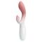 Brighty Vibrator White & Pink Silicone Clave 55