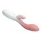 Brighty Vibrator White & Pink Silicone Clave 55