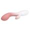 Brighty Vibrator White & Pink Silicone Clave 55