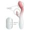 Brighty Vibrator White & Pink Silicone Clave 55