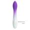 Bishop Vibrator White & Purple Silicone Clave 55