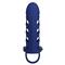 Vibrating Cock Sleeve Blue Silicone Clave 40