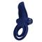 Vibrating Cock Ring Blue Silicone Clave 70