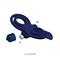 Vibrating Cock Ring Blue Silicone Clave 70