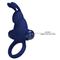 Vibrating Cock Ring Blue Silicone Clave 70