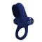 Vibrating Cock Ring Blue Silicone Clave 70