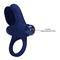 Vibrating Cock Ring Blue Silicone Clave 70