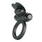 Debonaire Vibrating Cock Ring Silicone Black Cl80