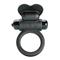 Debonaire Vibrating Cock Ring Silicone Black Cl80