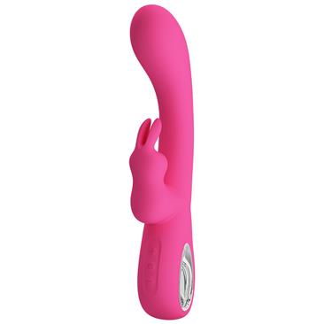 Novak Rabbit Vibrator Silicone Pink cl50