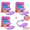 Pck 3+Muestra Bulby Silicone Egg Vibrator Lavende