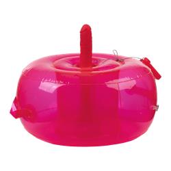 Inflatable Fun Cushion with Ding Dong Remote Pink