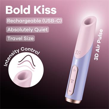 Bold Kiss Air Pulse Vibrator Clave 60