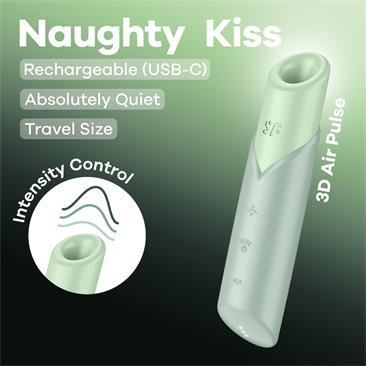 Naughty Kiss Air Pulse Vibrator Clave 60