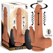 Quintus Dildo con Vibración, Thrusting y Waving 360º 9" - 23 cm