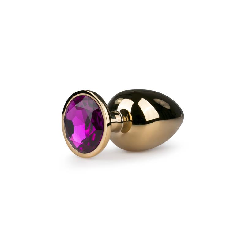 Metal Butt Plug No 6 GoldPurple