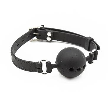 Silicone Ball Gags Black M Adju. Range Ball 4.5cm.