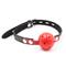 Locking Ball Gags Black/Red