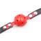 Locking Ball Gags Black/Red