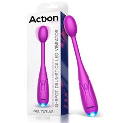 No. Twelve G-Spot Drumstick Led Vibrator USB Silic