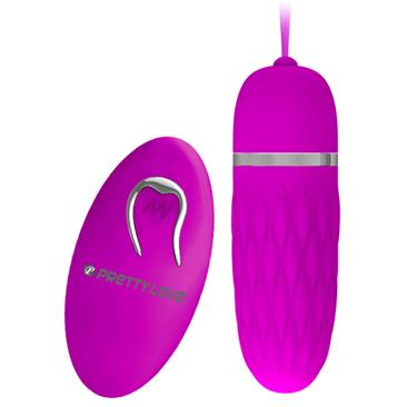 Remote control, silicone bullet, 12-function vibra