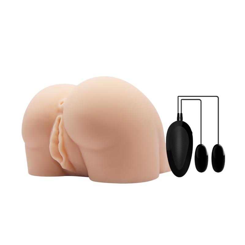 Masturbador Doble Vagina y Ano con Vibración