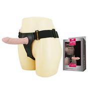 Hollow Strap-on with Vibration 15.5 x 4.2 cm Flesh