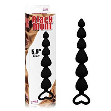 Elite Lovers Beads 19 cm Silicone Black