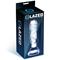 Glazed 12.3 cm. Clear Realistic Dildo